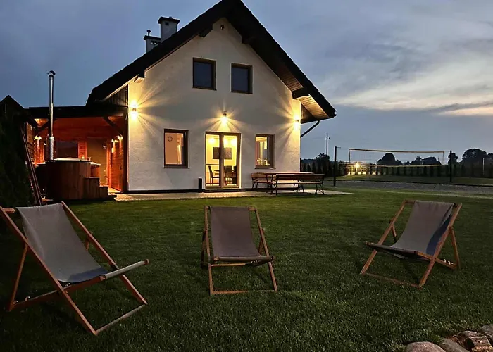 Zacisze W Ogrodku Dom Z Balia I Sauna *